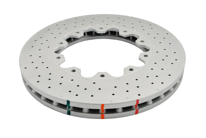 DBA 5000 Series Drilled Rotors - DBA 08-09 Mercedes-Benz CLK63 AMG Black Series Front 5000 Series Cross Drilled Rotor