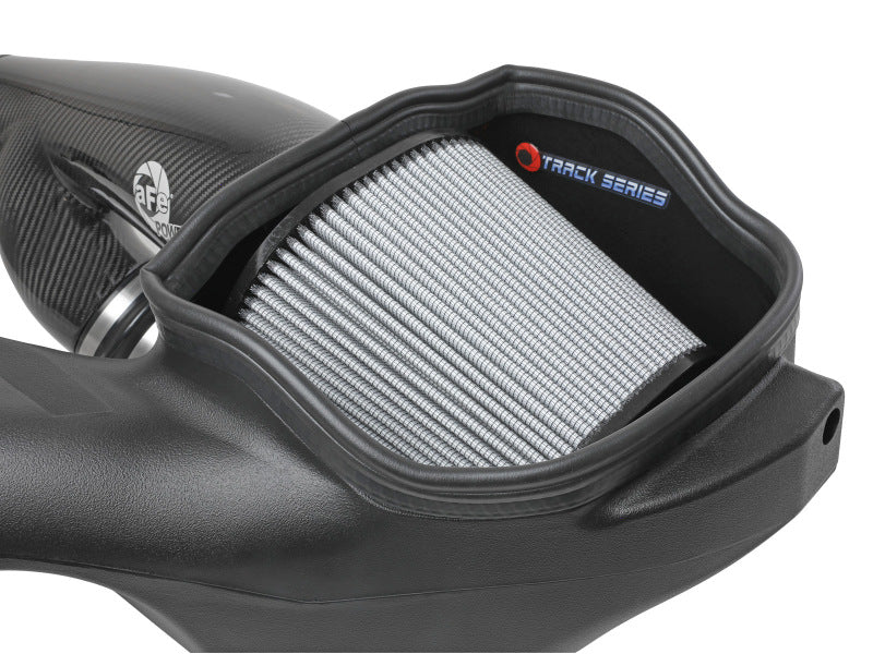 AFE Track Series Intake - aFe 17-20 Ford F-150/Raptor Track Series Carbon Fiber Cold Air Intake System With Pro DRY S Filters