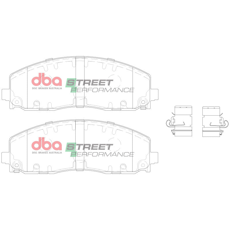 DBA SP Performance Brake Pads - DBA 20-25 Jeep Gladiator Sport Front SP Performance Brake Pads