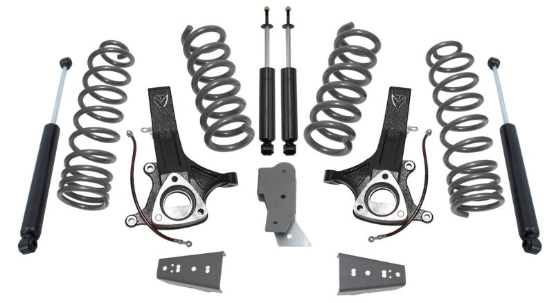 MXT Lift Spindles - MaxTrac 09-18 RAM 1500 2WD 5.7L V8 Hemi 7in/4.5in MaxPro Spindle Lift Kit w/MaxTrac Shocks