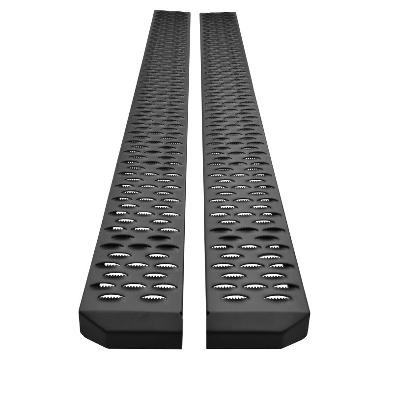 WES Running Boards - Grate - Westin Grate Steps Running Boards 79 in - Textured Black