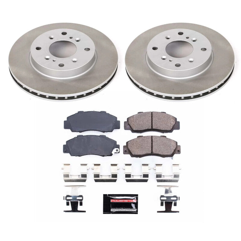 PSB Semi-Coated Rotor Kits - Power Stop 98-02 Honda Accord Front Semi-Coated Rotor Kit