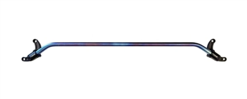 TQS Billet Strut Cross Braces - Torque Solution 2022+ Subaru WRX Strut Brace - Titanium Burnt Purple / Blue