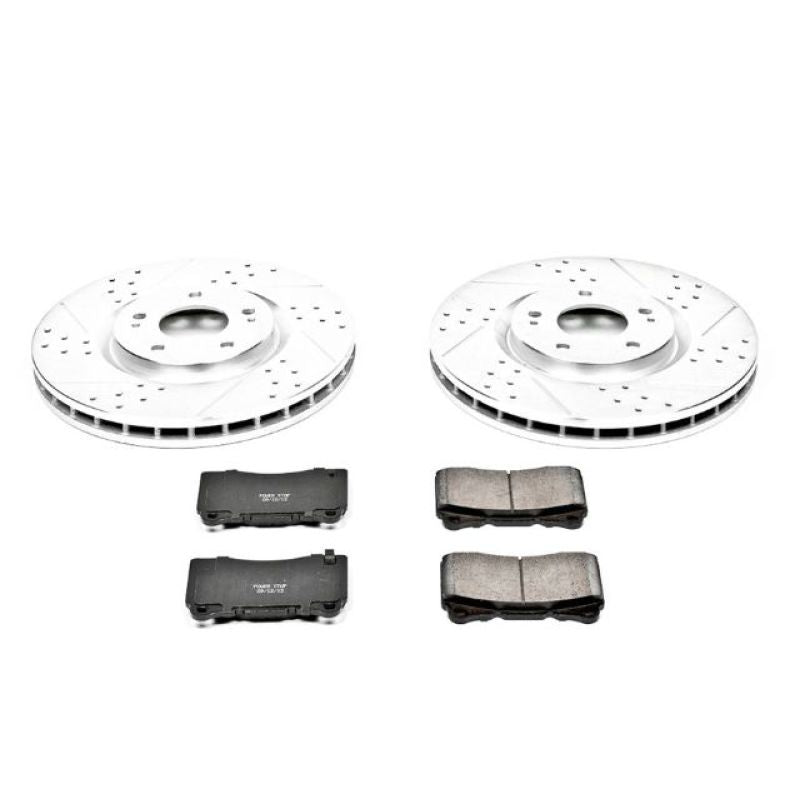 PSB Z23 Evolution Kit - Power Stop 03-06 Mitsubishi Lancer Front Z23 Evolution Sport Brake Kit