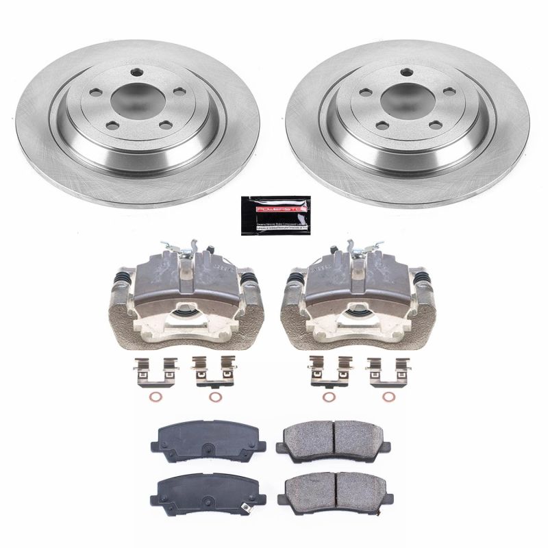 PSB Autospecialty Kit w/Cals - Power Stop 19-15 Ford Mustang Rear Autospecialty Brake Kit w/Calipers