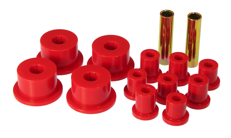 PRO Spring/Shackle Bush- Red - Prothane 70-83 AMC 2.0 OD Spring & Shackle Bushings - Red