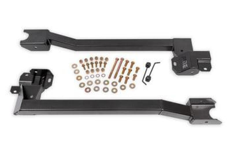 BMR Subframe Connectors - BMR 74-81 GM 2nd Gen F-Body Bolt-On Subframe Connectors - Black Hammertone