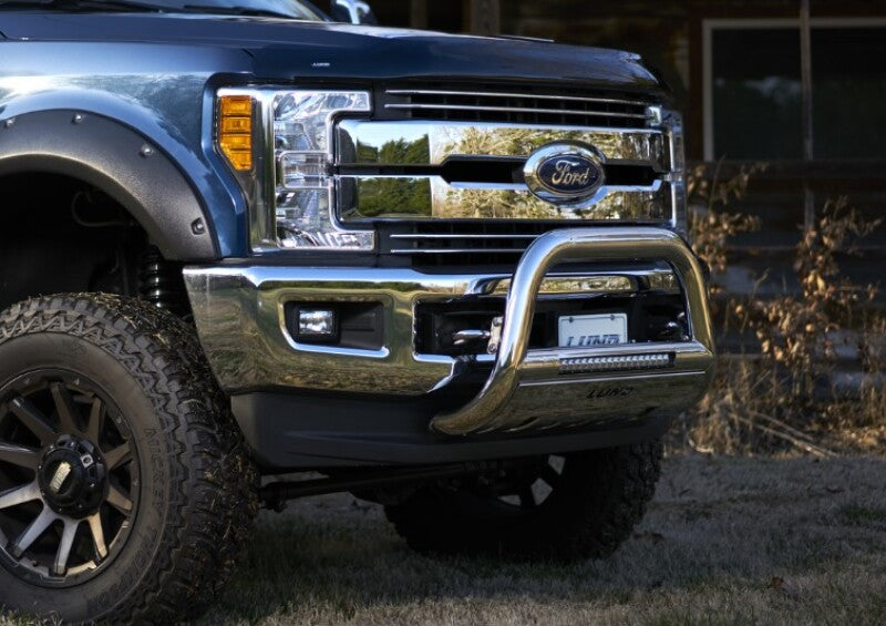 LND Bull Bars - Lund 2017 Ford F-250 Super Duty Bull Bar w/Light & Wiring - Polished