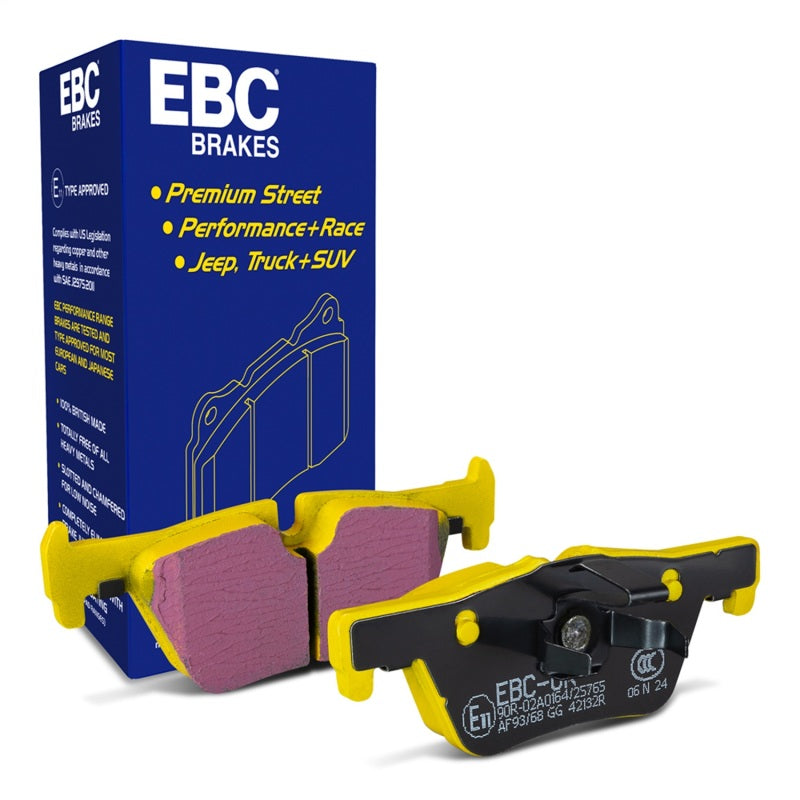 EBC Yellowstuff Brake Pad Sets - EBC 14+ BMW 228 Coupe 2.0 Turbo ATE calipers Yellowstuff Rear Brake Pads