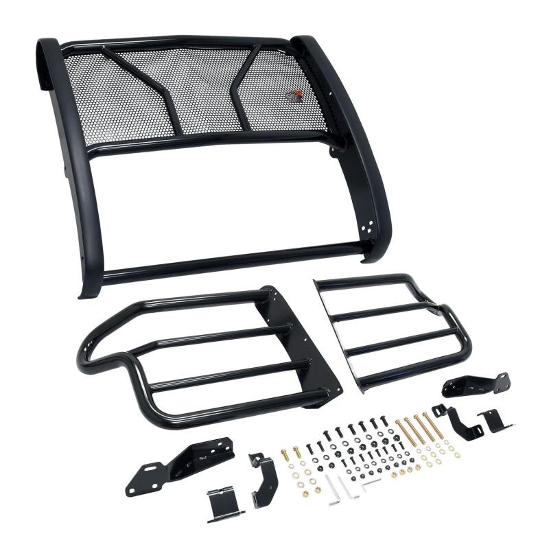 WES HDX Grille Guards - Westin 20-22 Chevrolet Silverado 2500/3500 HDX Modular Grille Guard - Black