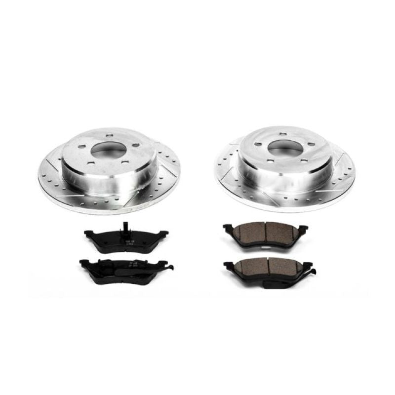 PSB Z23 Evolution Kit - Power Stop 01-07 Chrysler Town & Country Rear Z23 Evolution Sport Brake Kit