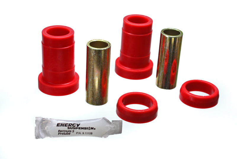 ES Cntrl Arm Bushings - Red - Energy Suspension 63-72 GM C-10/C1500 PU 2WD/67-72 C-20/C2500 Red Rear End Control Arm Bushing Set