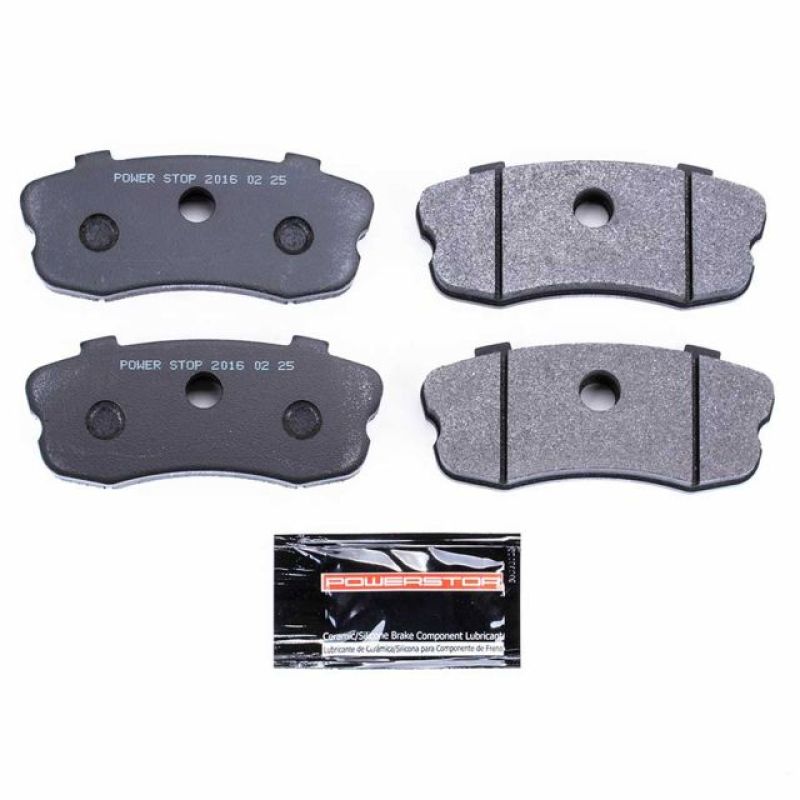PSB Track Day Brake Pads - Power Stop 06-13 Chevrolet Corvette Rear Track Day Brake Pads