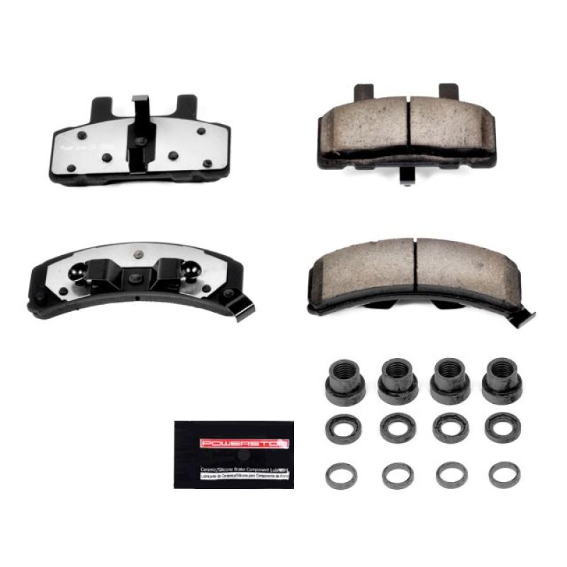 PSB Z36 Truck & Tow Brake Pads - Power Stop 1993 Cadillac 60 Special Front Z36 Truck & Tow Brake Pads w/Hardware