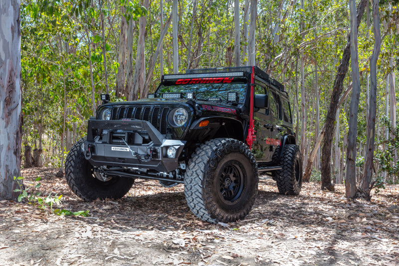 GOR Trailine Bumper - Go Rhino 07-20 Jeep Wrangler JL/JLU/JK/JKU/Gladiator JT Trailline 20 Light Mount Bar