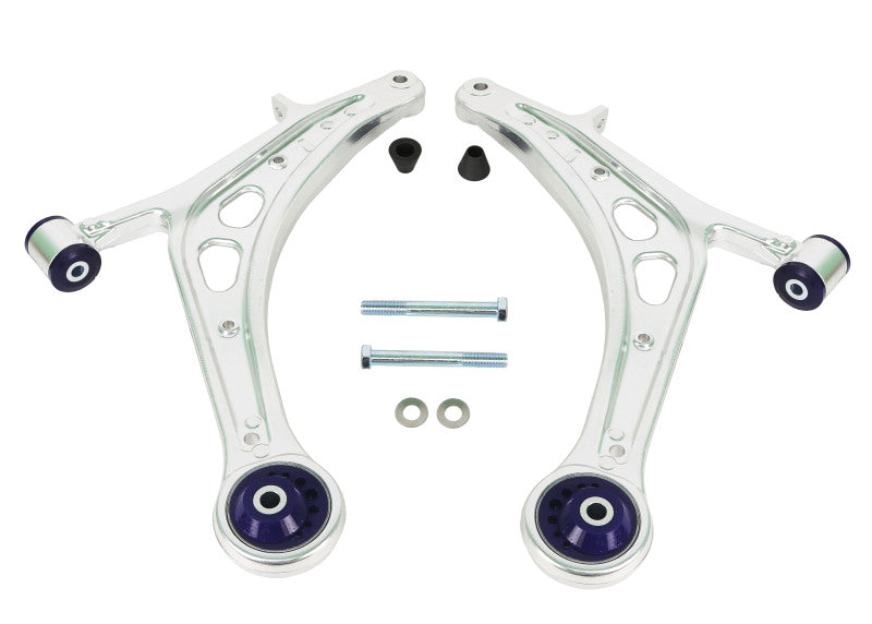 SPR Control Arms - Front - SuperPro 2008 Subaru Impreza WRX STI Front Lower Alloy Control Arm Kit (+Caster)