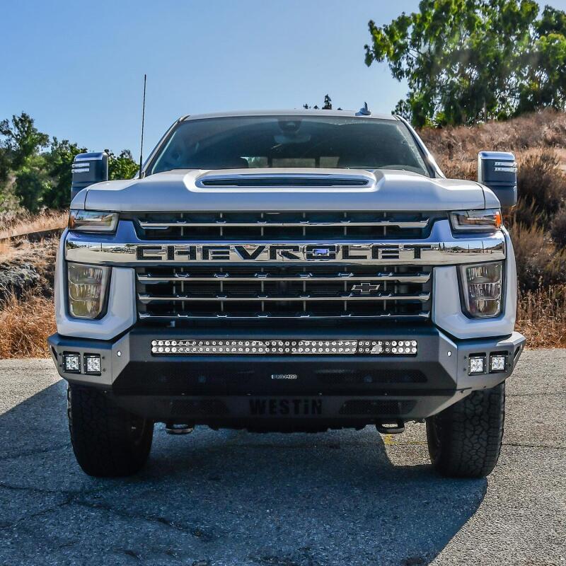 WES Pro-Mod Bumpers - Westin 2020 Chevrolet Silverado 2500/3500 Pro-Mod Front Bumper - Textured Black