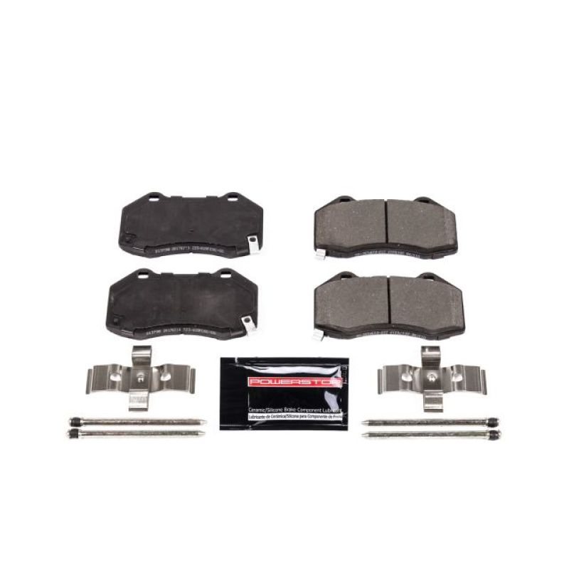 PSB Z23 Evolution Brake Pads - Power Stop 17-18 Fiat 124 Spider Front Z23 Evolution Sport Brake Pads w/Hardware