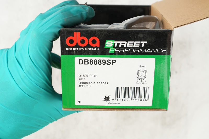 DBA Street Series Brake Pads - DBA 15-20 Lexus GS F / 15-21 Lexus RC F Street Series Rear Brake Pads