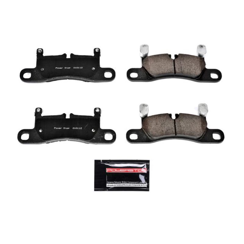PSB Z23 Evolution Brake Pads - Power Stop 11-18 Porsche Cayenne Rear Z23 Evolution Sport Brake Pads w/Hardware
