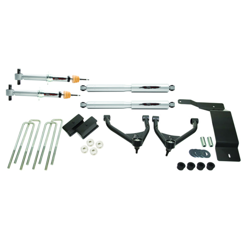 BT Lift Kit w Shocks - Belltech 16-18 Chevrolet Silverado / GMC Sierra 1500 4WD 4in Suspension Lift Kit w/ Shocks