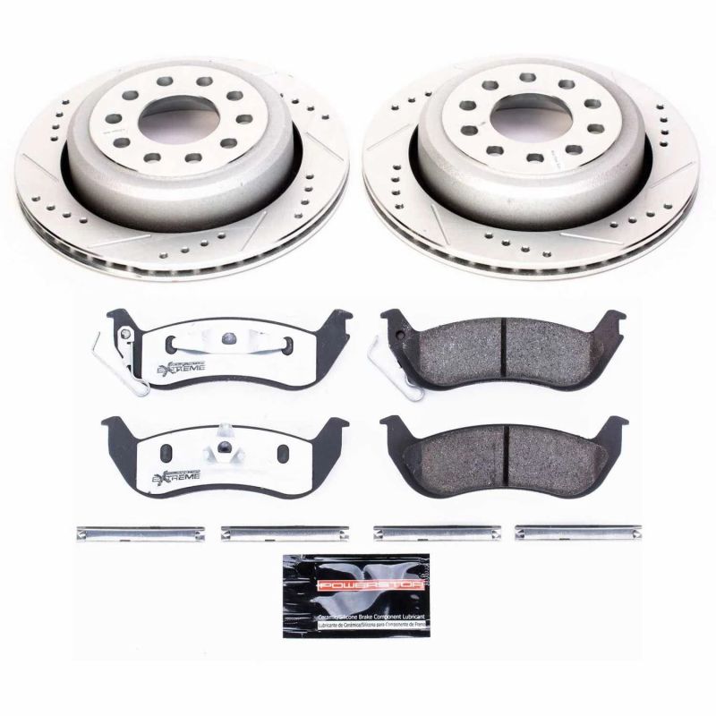 PSB Z26 Street Warrior Kit - Power Stop 03-11 Lincoln Town Car Rear Z26 Street Warrior Brake Kit