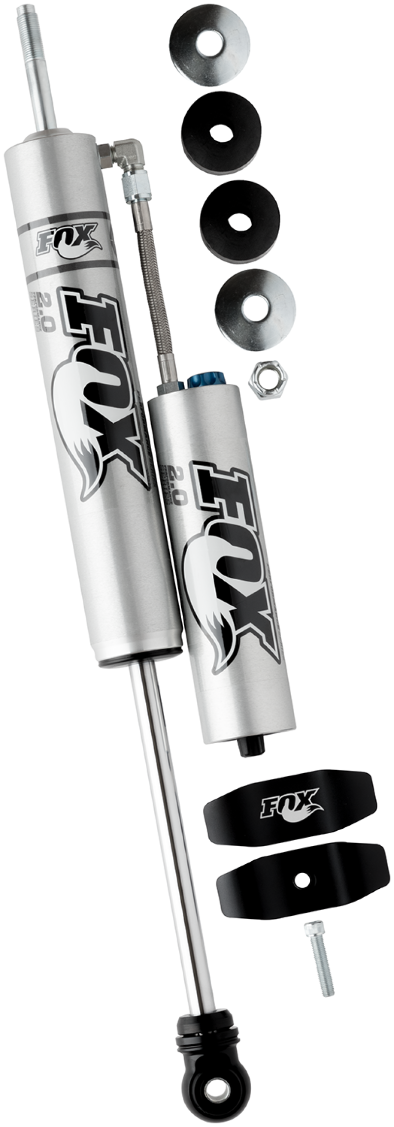 FOX 2.0 Perf Shock - Fox 05+ Toyota Tacoma 2.0 Performance Series 8.6in. Smooth Body R/R Rear Shock CD Adj. / 0-1in Lift
