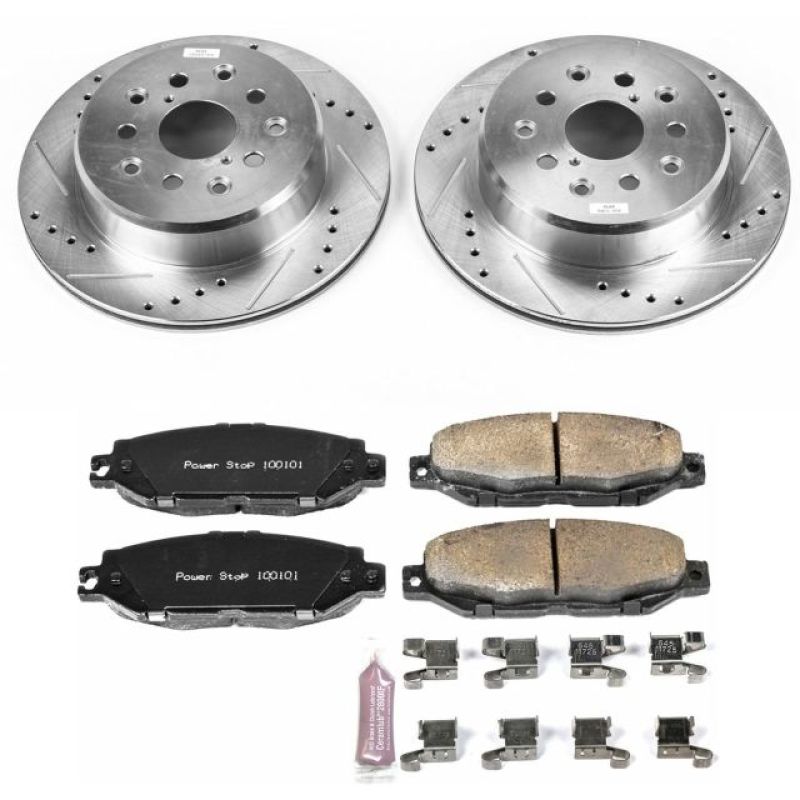 PSB Z23 Evolution Kit - Power Stop 99-00 Lexus SC300 Rear Z23 Evolution Sport Brake Kit