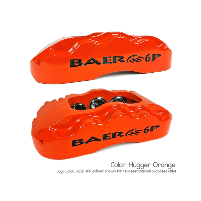 BAE SS4 Brake Kits - Baer Brakes 67-69 Pontiac Firebird 12in SS4 Rear SDZ Brake Kit - Hugger Orange