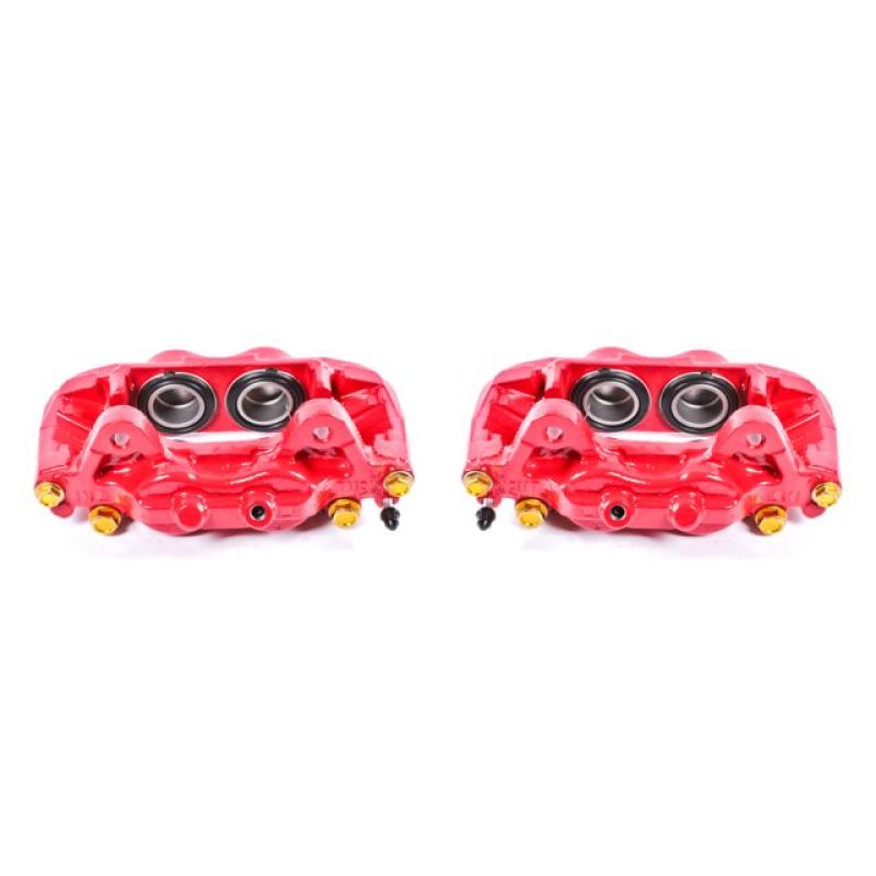 PSB Red Calipers - Power Stop 01-07 Toyota Sequoia Front Red Calipers w/o Brackets - Pair