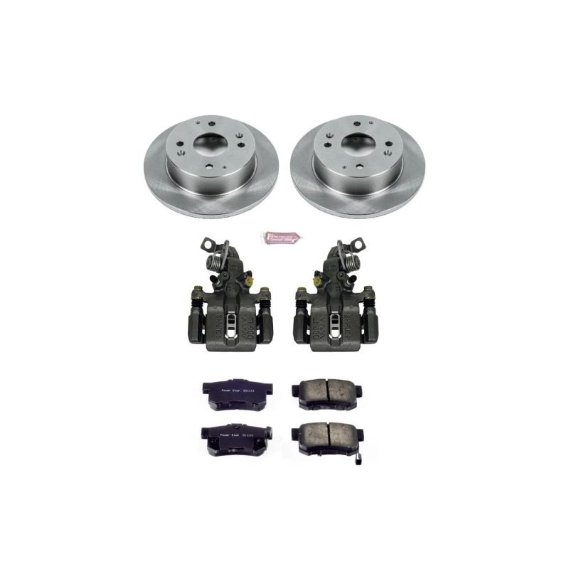 PSB Autospecialty Kit w/Cals - Power Stop 1997 Acura CL Rear Autospecialty Brake Kit w/Calipers