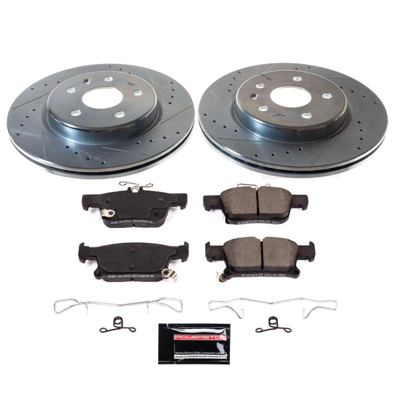 PSB Z23 Evolution Kit - Power Stop 19-20 Buick Envision Rear Z23 Evolution Brake Kit