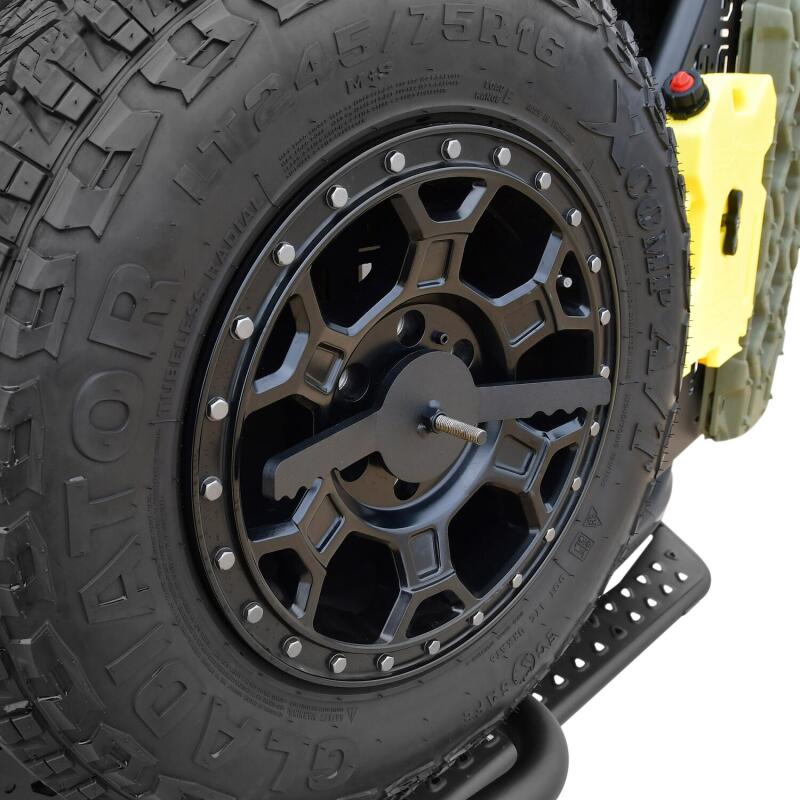 WES Tire Carrier - Westin 19-24 Mercedes-Benz Sprinter XTS Rear Tire Carrier - Textured Black