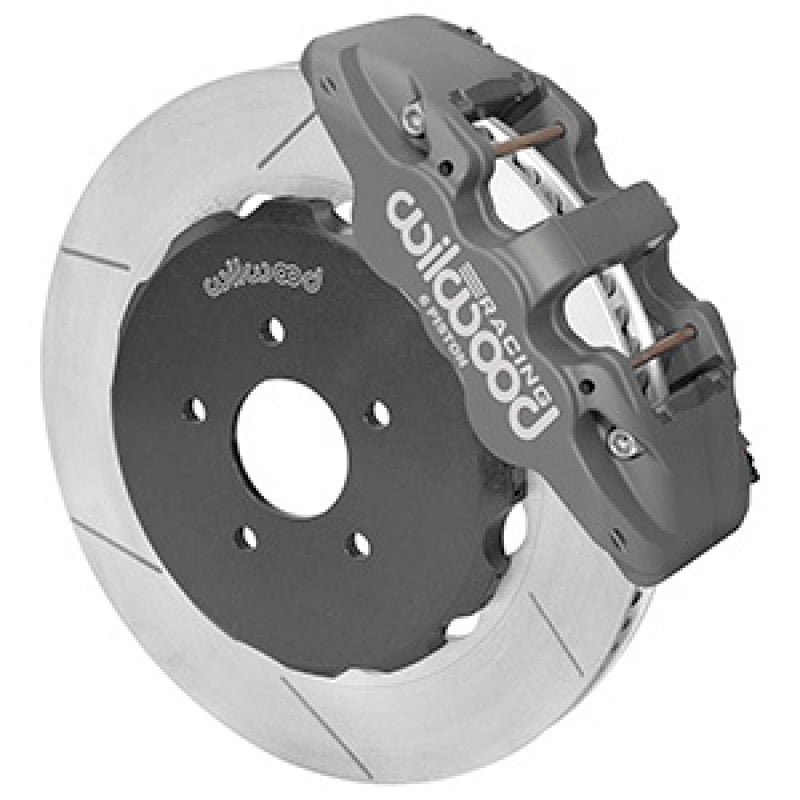 WIL Aero Brake Kit - Wilwood AERO6 Front Hat Race Kit 14.00 Anodized 03-09 Nissan 350Z w/Lines