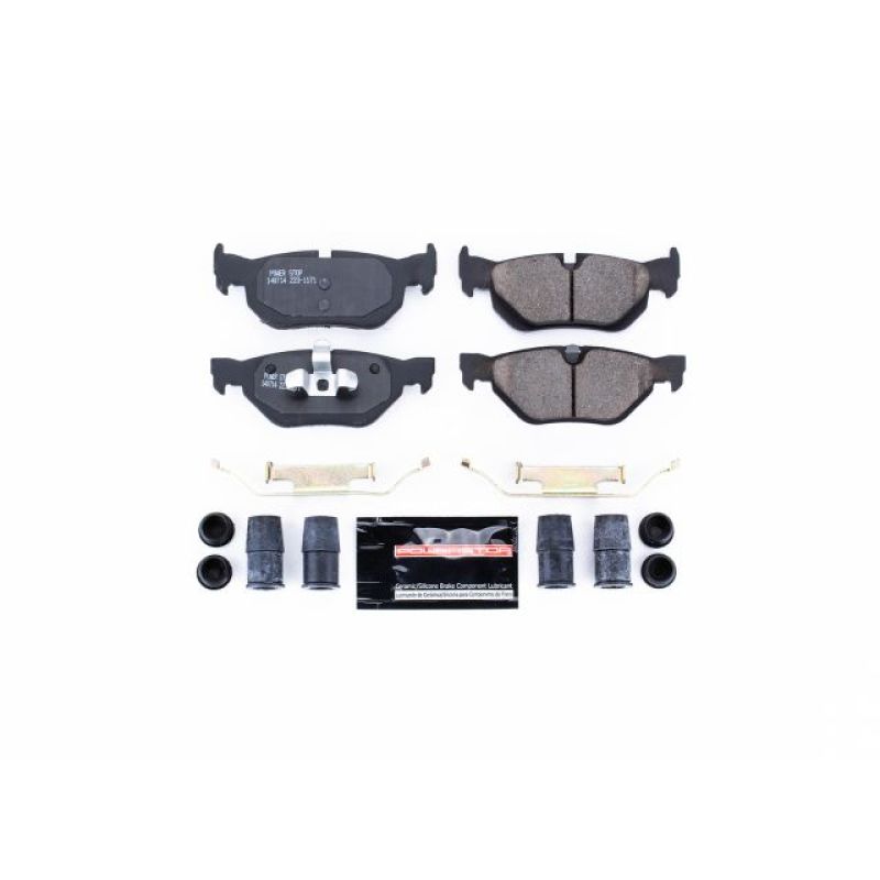 PSB Z23 Evolution Brake Pads - Power Stop 07-09 BMW 323i Rear Z23 Evolution Sport Brake Pads w/Hardware