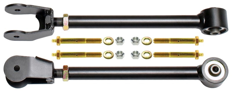 ROK Control Arms - RockJock TJ/LJ/XJ/MJ Johnny Joint Adjustable Control Arms Front Upper Adjustable Greasable Pair