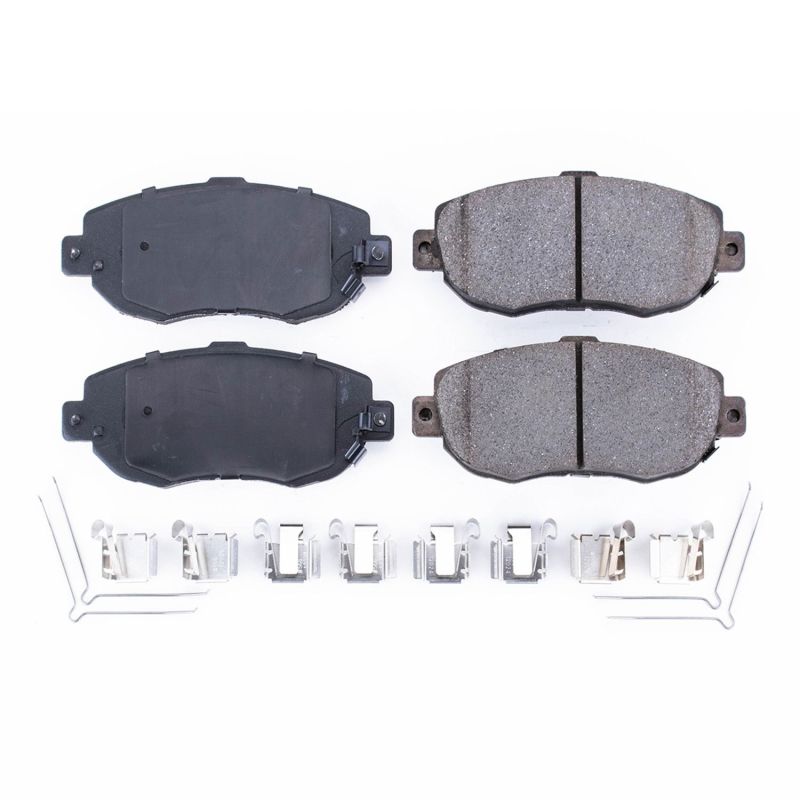 PSB Z17 Evolution Brake Pads - Power Stop 93-05 Lexus GS300 Front Z17 Evolution Ceramic Brake Pads w/Hardware