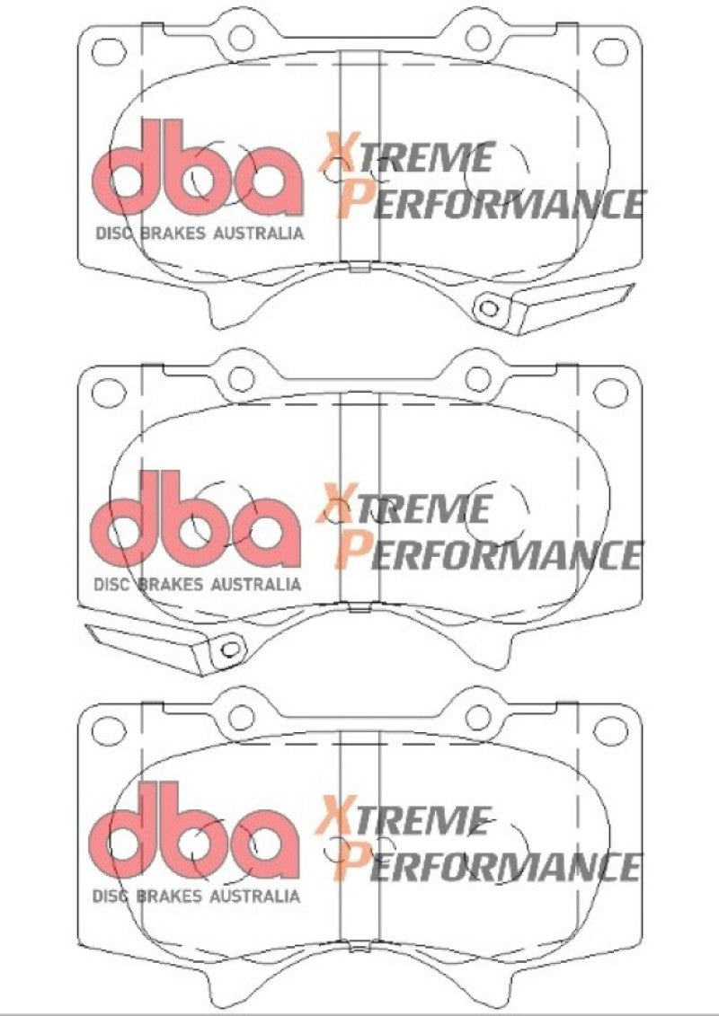 DBA XP650 Brake Pads - DBA 2015 Toyota Tacoma XP650 Front Brake Pads