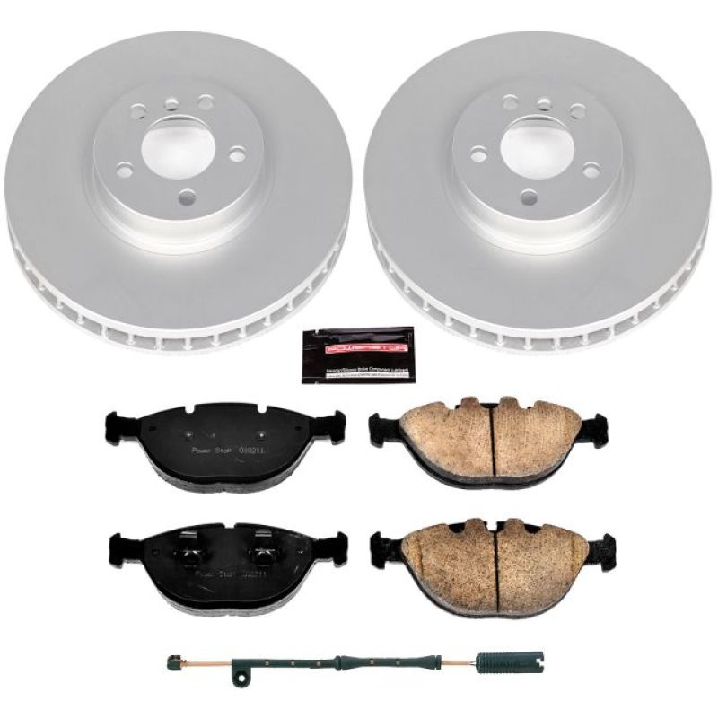 PSB Evolution Coated Rotor - Power Stop 05-06 BMW X5 Front Z23 Coated Brake Kit