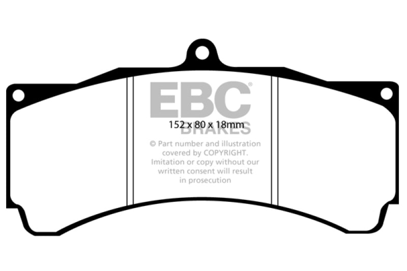 EBC Redstuff Brake Pad Sets - EBC Brakes Redstuff Ceramic Brake Pads