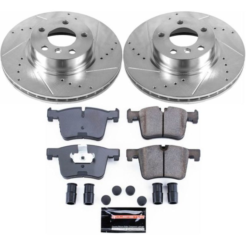 PSB Z23 Evolution Kit - Power Stop 11-17 BMW X3 Front Z23 Evolution Sport Brake Kit