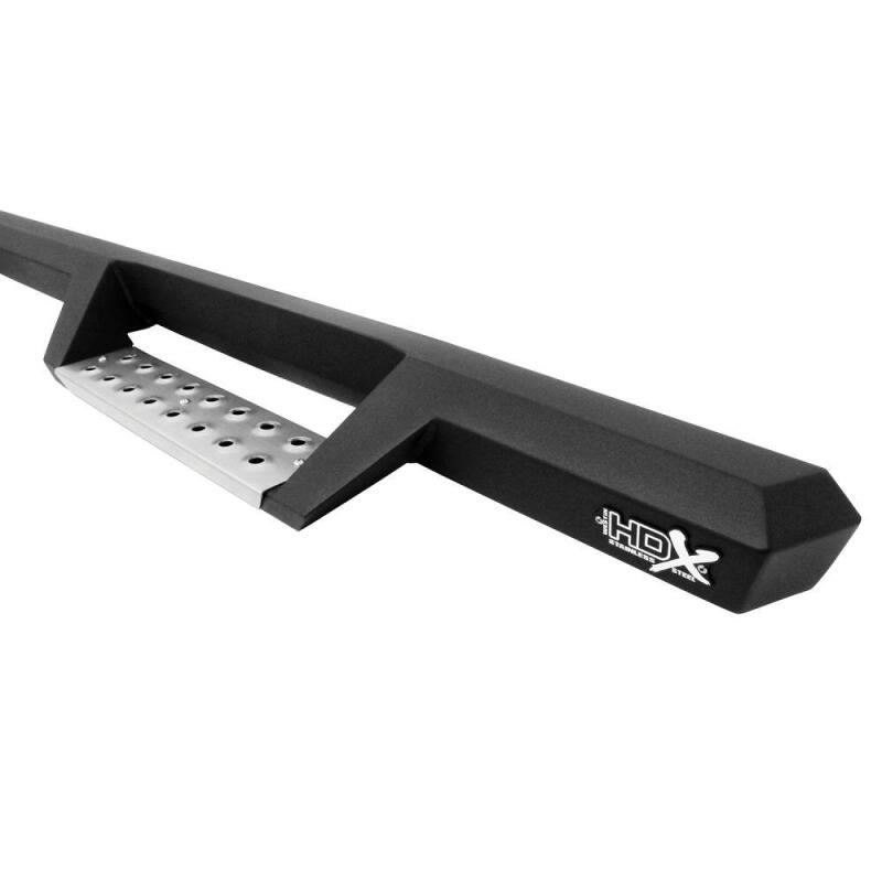 WES Nerf Bars - HDX Drop - Westin/HDX 07-18 Chevrolet Silverado 2500 6.5ft Drop Wheel to Wheel Nerf Step Bars - Textured Black