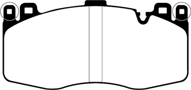 EBC Redstuff Brake Pad Sets - EBC 15-19 BMW X5M 4.4TT (F85) Redstuff Front Brake Pads