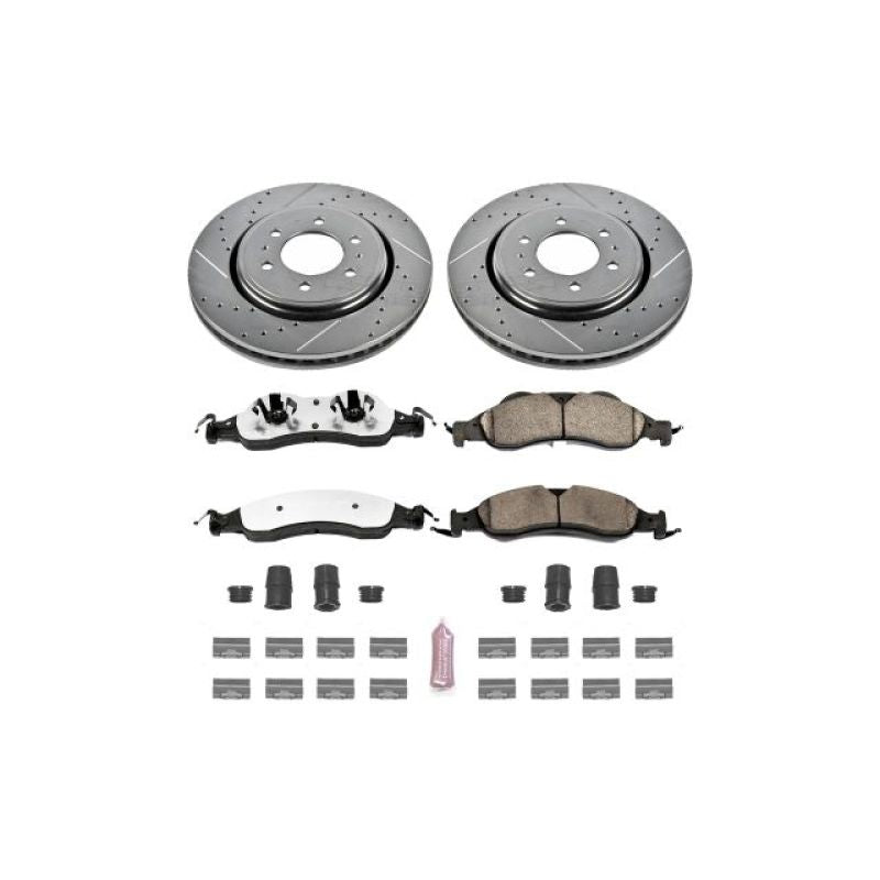 PSB Z36 Truck & Tow Kit - Power Stop 07-09 Ford Expedition Front Z36 Truck & Tow Brake Kit