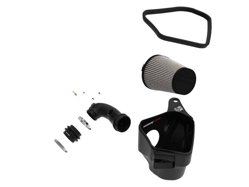 AFE Magnum FORCE Stage-2 Cold Air Intakes - aFe POWER Magnum FORCE Stage-2 Pro Dry S Cold Air Intake System 06-13 BMW 3 Series L6-3.0L Non Turbo