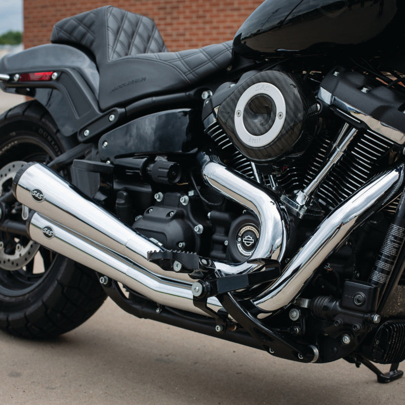 SSC Air Cleaner Kits - S&S Cycle 2017+ M8 Models Stealth Air Cleaner Kit w/ Carbon Fiber Cover