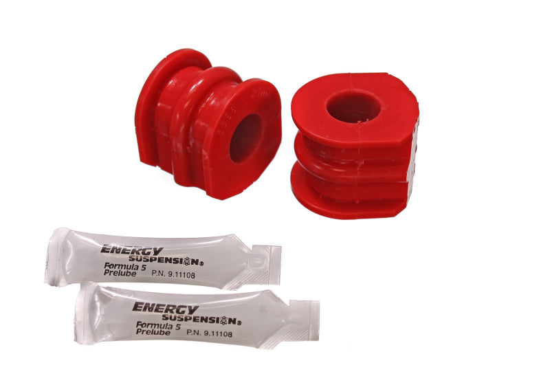 ES Sway Bar Bushings - Red - Energy Suspension 03-07 Infiniti G-35 Coupe RWD / 02-09 350Z Red 21mm Rear Sway Bar Frame Bushings