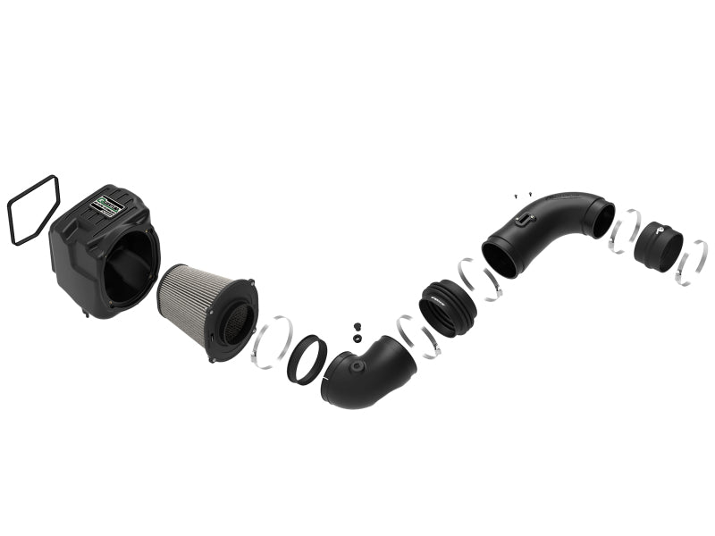 AFE Quantum Intakes - aFe Quantum Pro DRY S Cold Air Intake System 08-10 GM/Chevy Duramax V8-6.6L LMM - Dry