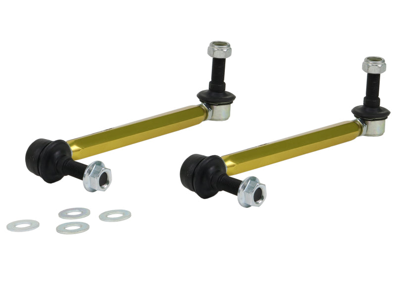 WL Sway Bar Links - Whiteline Universal Sway Bar - Link Assembly Heavy Duty Adjustable 12mm Steel Ball/Ball Style