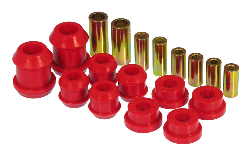 PRO Control Arm Bushings - Red - Prothane 92-95 Honda Civic Front Upper/Lower Control Arm Bushings - Red
